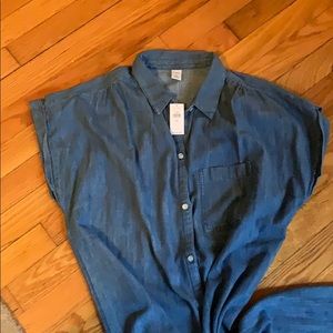 Old Navy Chambray Shirt Dress